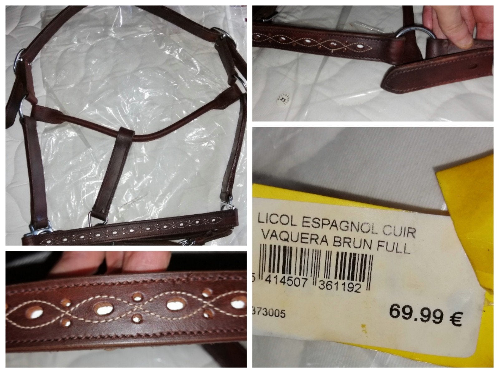 Nouveau licol cuir brun full, Animaux & Accessoires, Chevaux & Poneys | Brides & Harnachement, Enlèvement ou Envoi