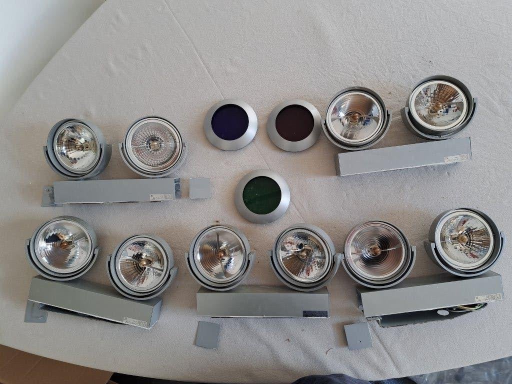 DeltaLight RAND 211 T50 dubbele spot (set van 5), Gebruikt, Overige merken, Metaal, Verzenden
