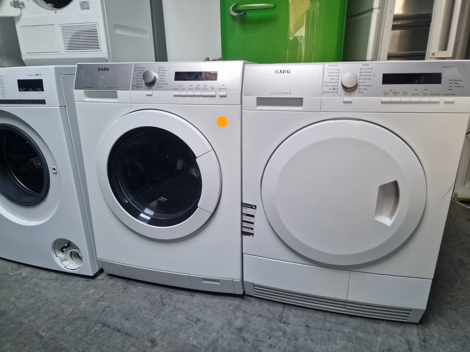lave linge et sèche linge AEG, Ophalen of Verzenden