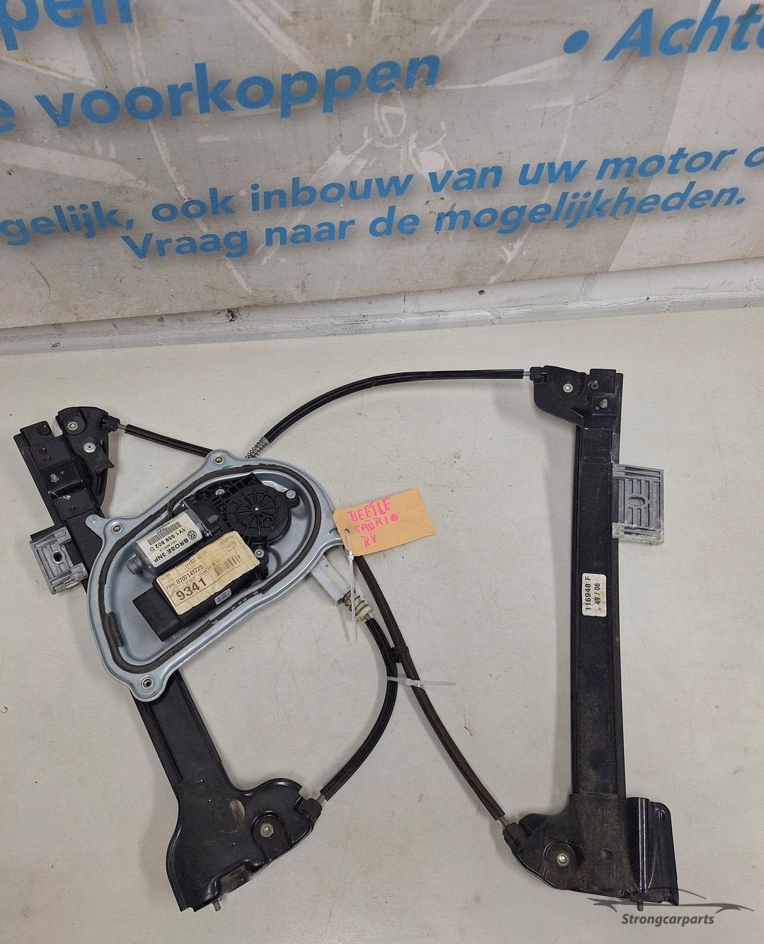 Raammechanisme VW New Beetle Cabrio 1Y1959802D rechts voor, Volkswagen, -, Utilisé, -