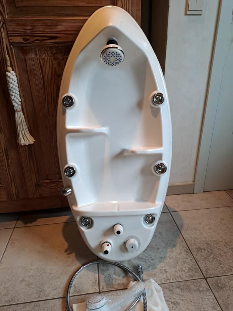 Douche set, Ophalen