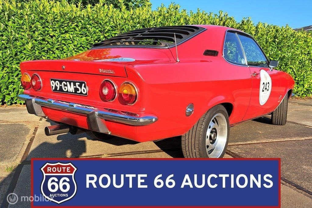 Opel Manta A | 1975 | Route 66 Auctions, Autos, Achat, Entreprise, Boîte manuelle, Autre carrosserie