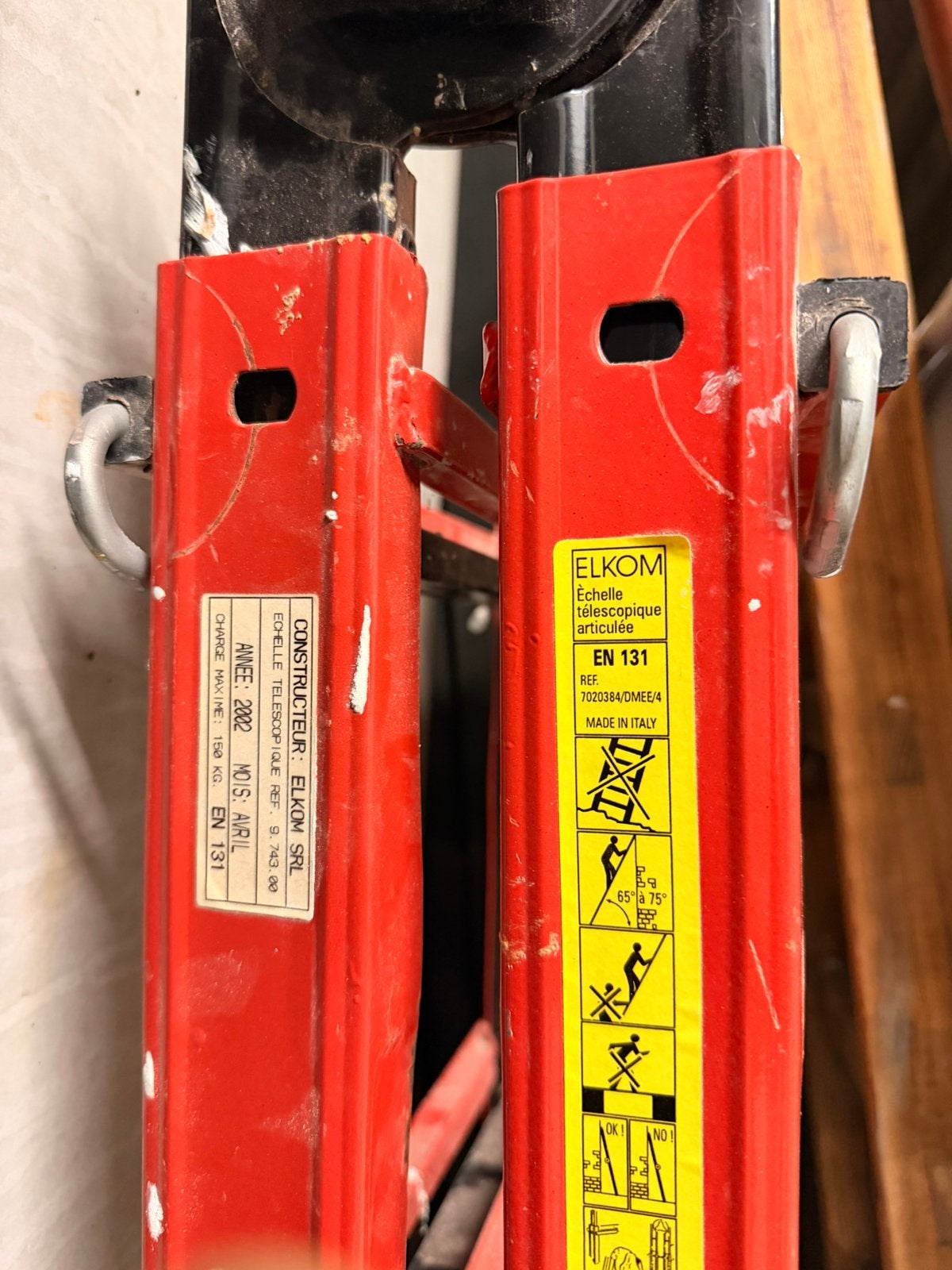 Échelle pliable, Bricolage & Construction, Outillage | Autres Machines, Enlèvement ou Envoi, Utilisé