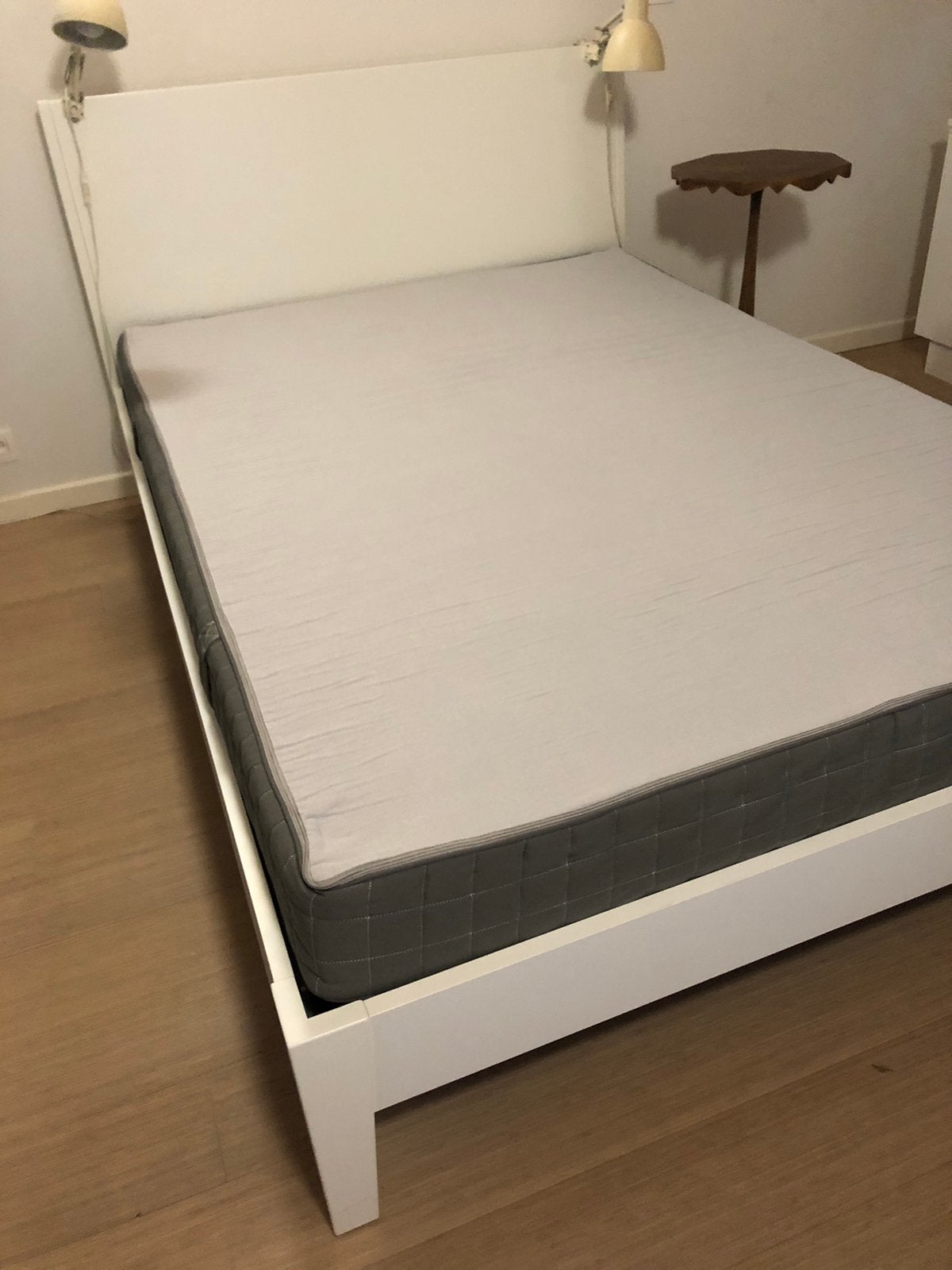 Lit / sommier / matelas 140 /200 IKEA, Enlèvement, Classique, 200 cm, Deux personnes