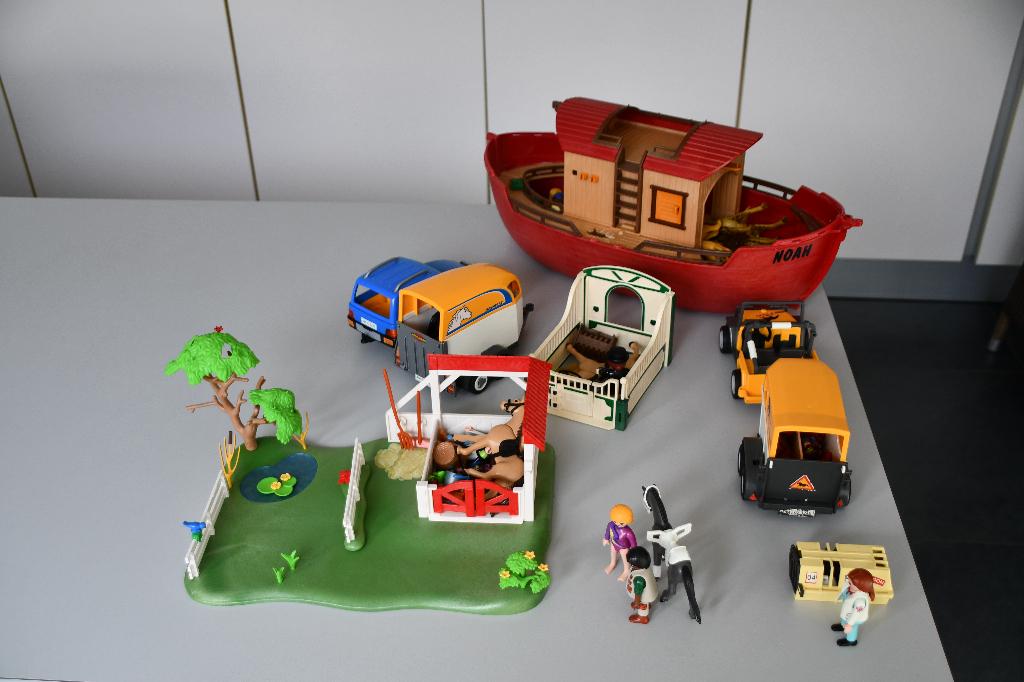 Playmobil "paarden en ark", Kinderen en Baby's, Speelgoed | Playmobil, Ophalen, Gebruikt, Los Playmobil