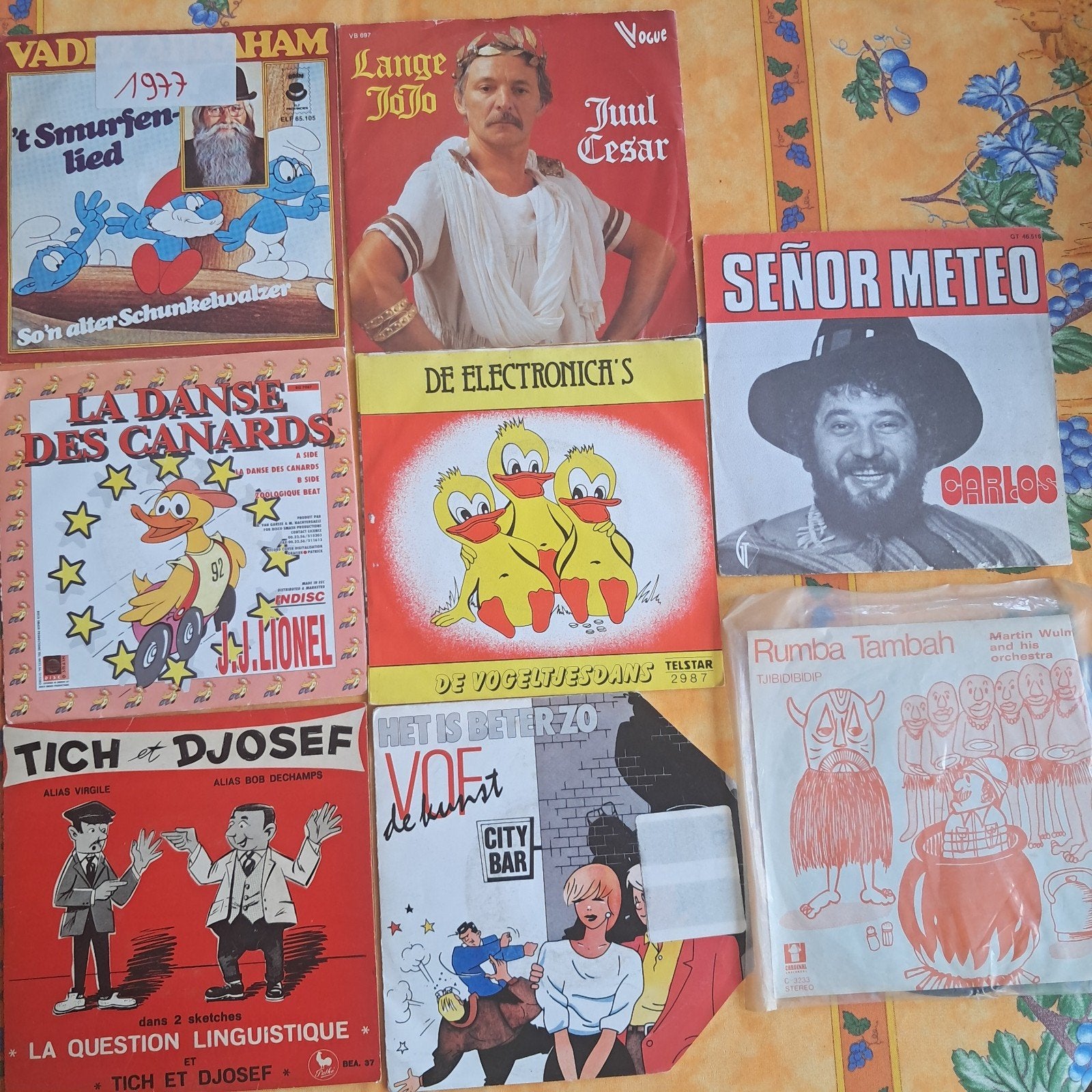 7 plaques en vinyle 45 t, Enlèvement