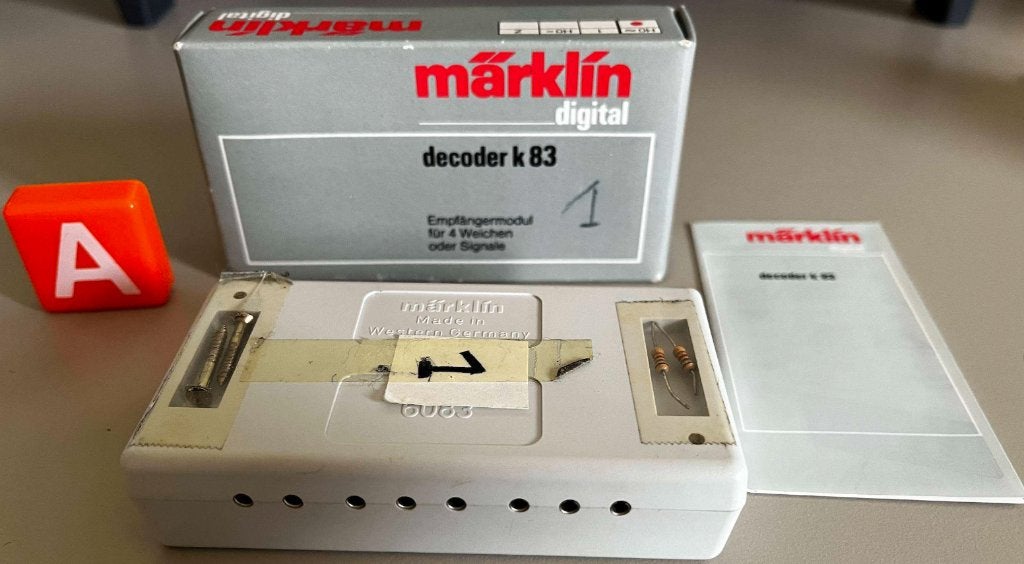 Décodeur Marklin K83 (6083), Enlèvement ou Envoi, Utilisé, Autres types, Courant continu ou Courant alternatif