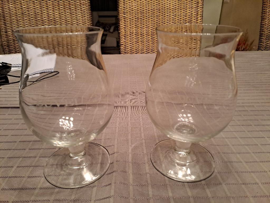 2 Duvel glazen, Verzamelen, Ophalen, Duvel