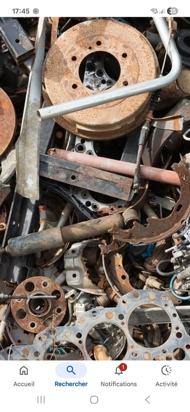 ferraille gratuit, Bricolage & Construction, Métaux, Enlèvement ou Envoi