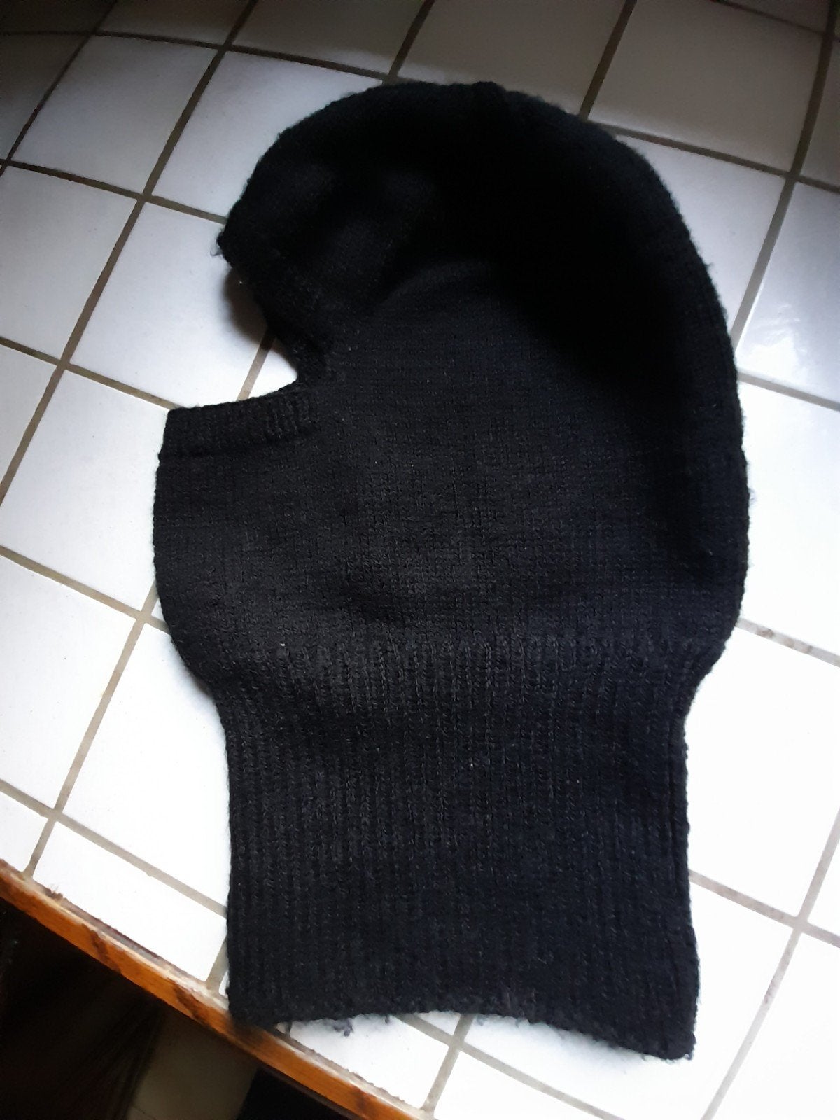 Cagoule , universal, noire, parfait état, Enlèvement ou Envoi, Comme neuf, Geen merk, Bonnet