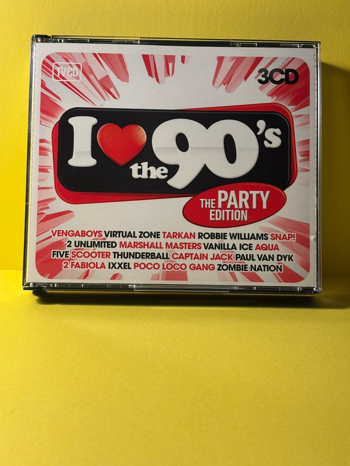 I love the 90’s - the party edition, Cd's en Dvd's, Cd's | Dance en House, Verzenden, Zo goed als nieuw