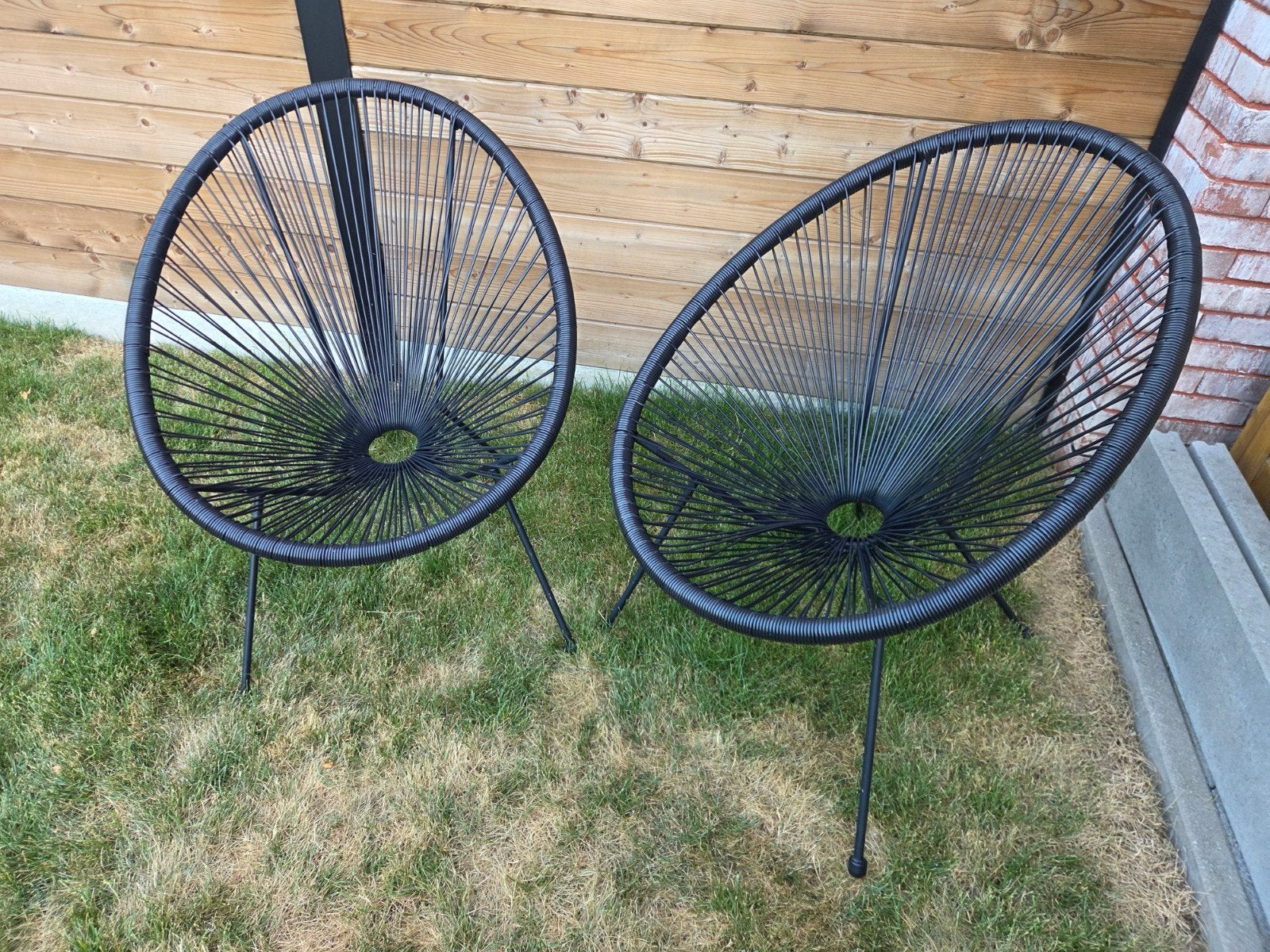 Draadstoel 2 stuks. Prijs voor beide samen., Tuin en Terras, Ophalen