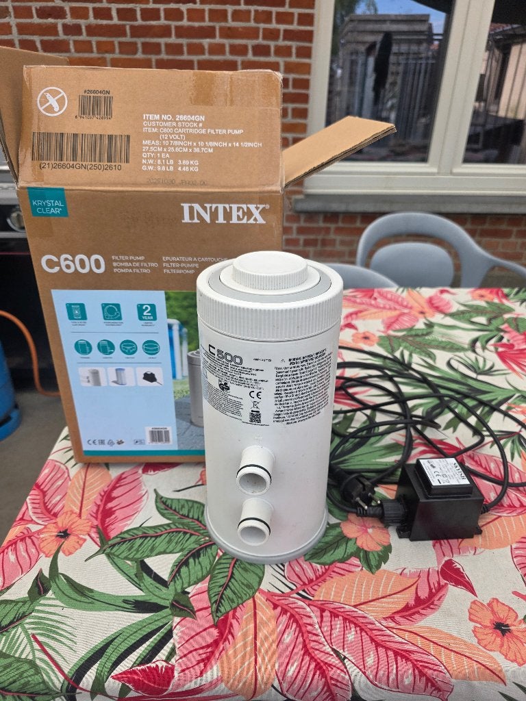 Intex zwembadpomp (2 weken oud), Tuin en Terras, Ophalen, Zo goed als nieuw, Zwembadpomp