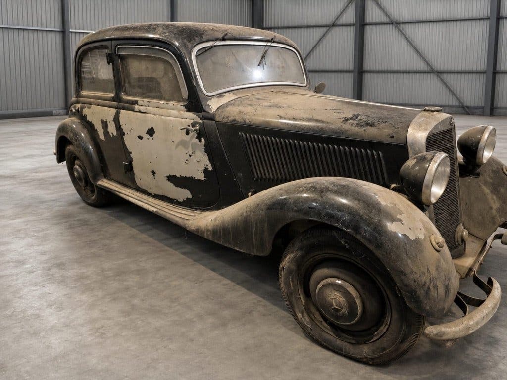 Mercedes-Benz 170 W136 — 1952 — te restaureren, foto 2