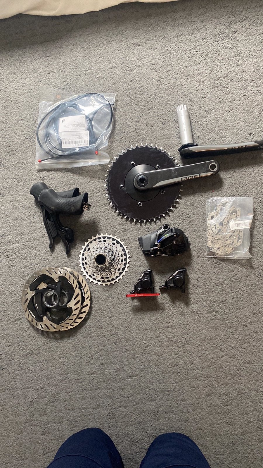Sram force axs etap d2 groepset 1 x setup, Vélos & Vélomoteurs, Vélos Pièces, Comme neuf, Cadre, Enlèvement ou Envoi