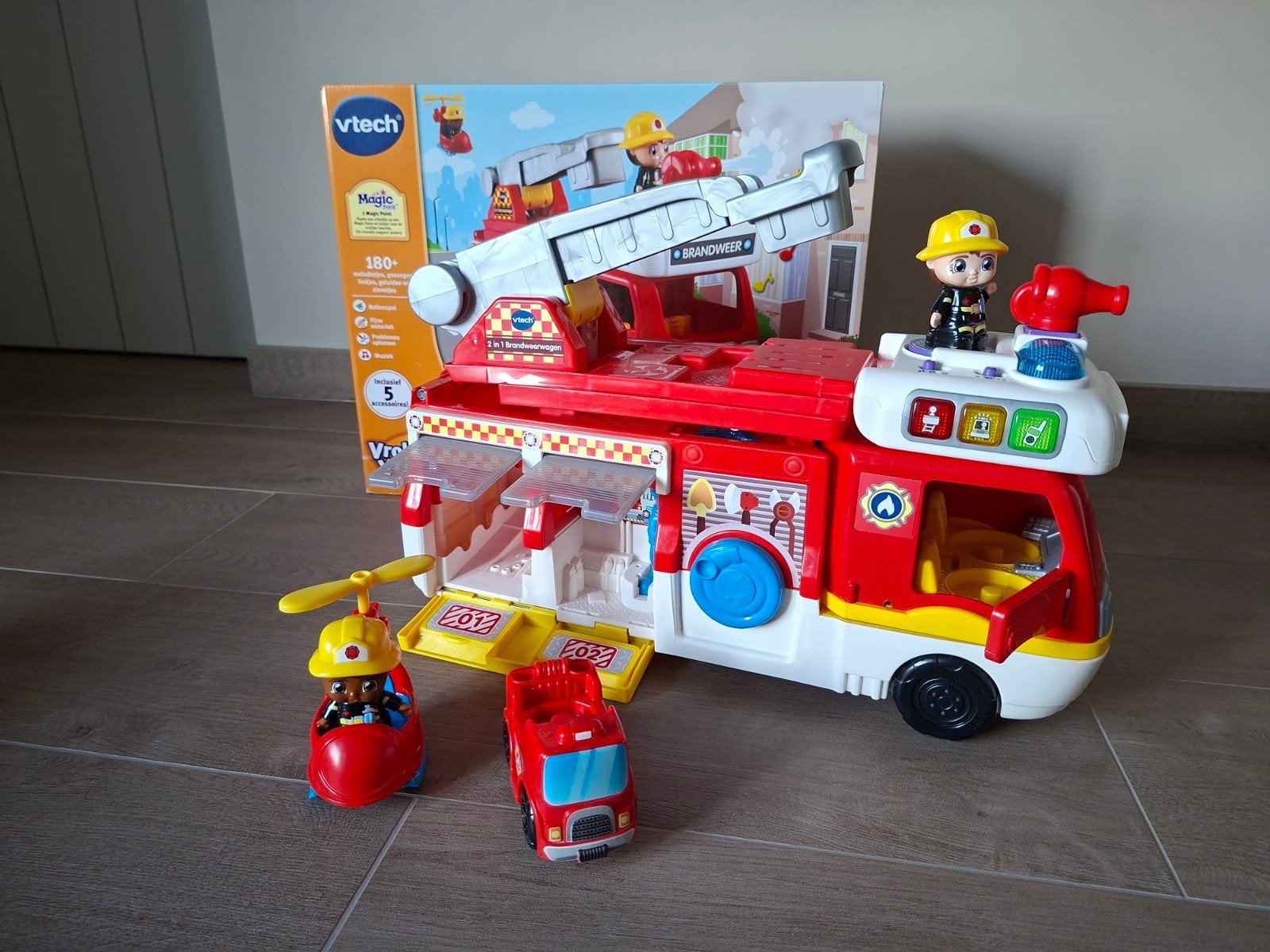 Vrolijke Vriendjes Brandweerwagen van Vtech, Ophalen, Zo goed als nieuw