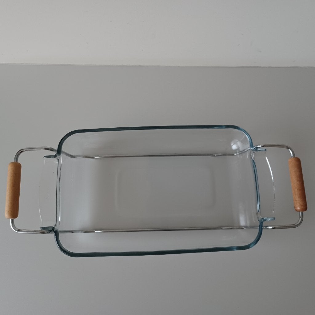 ovenschaal pyrex ( met houder), Ophalen of Verzenden