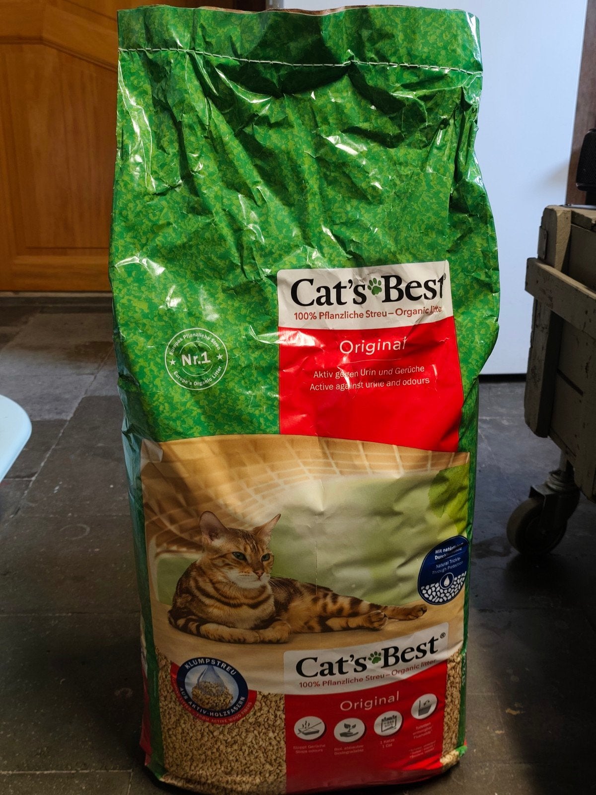 Du cran de chat. (Sac de 17 kg non ouvert.), Enlèvement, Neuf, Fermé