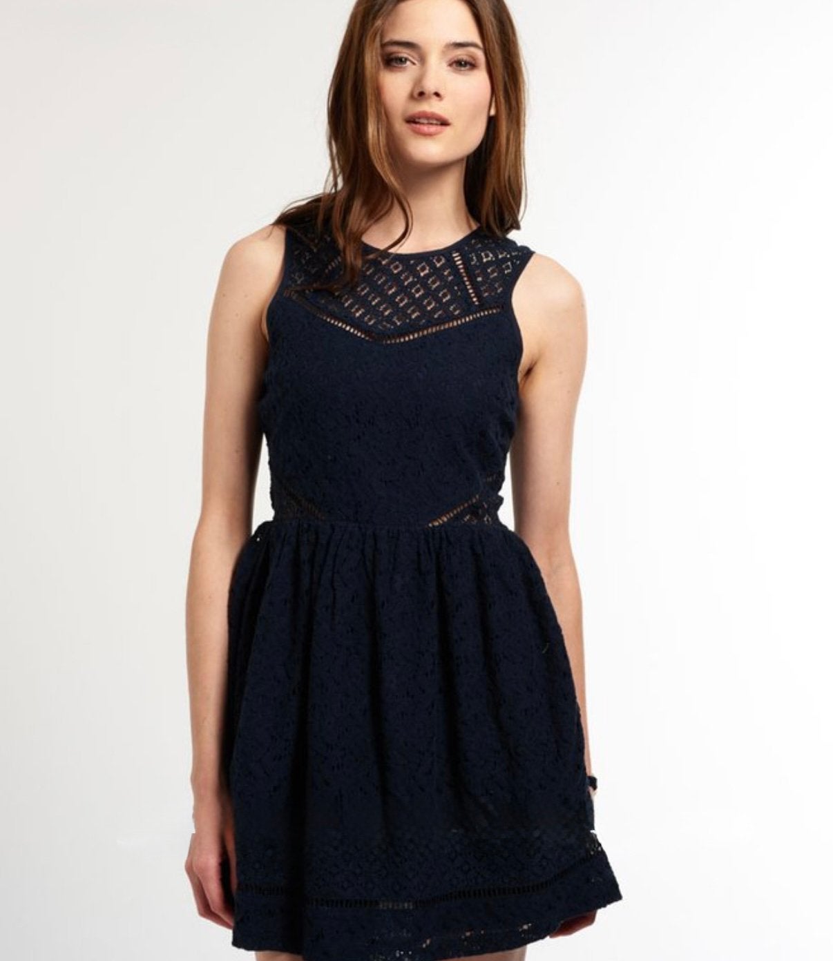 Robe en dentelle Superdry, petite, Enlèvement ou Envoi, Taille 36 (S), Comme neuf, Longueur genou