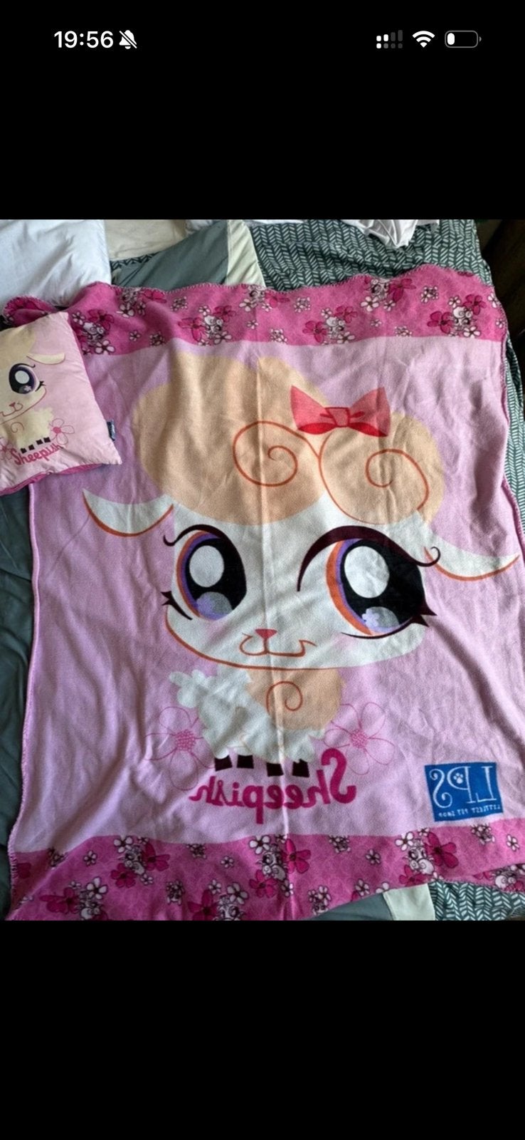 Littlest Pet Shop : couverture et oreiller, Rose, Utilisé, Autres types, Fille