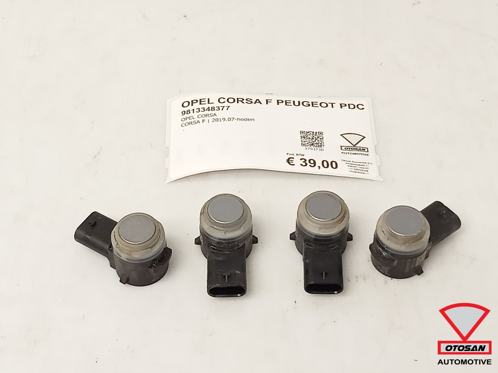 Opel Corsa F Peugeot PDC Parkeersensor 9813348377, Gebruikt, Opel Automobile GmbH, Kontakt@opel-infoservice.de, Opel