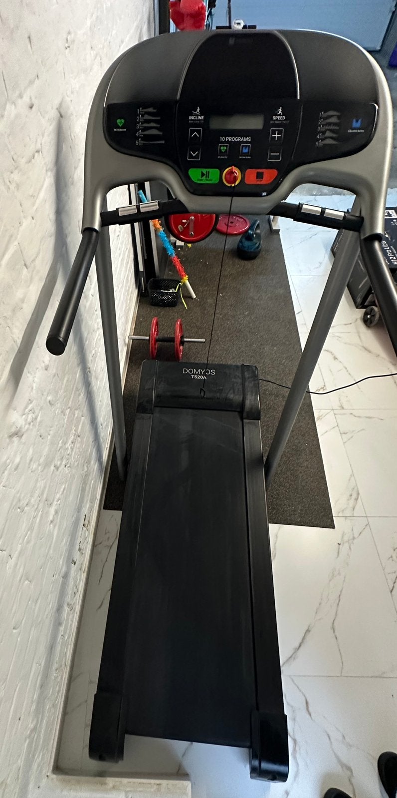 Tapia de course domyos T520a, Sport en Fitness, Fitnessapparatuur, Ophalen, Zo goed als nieuw
