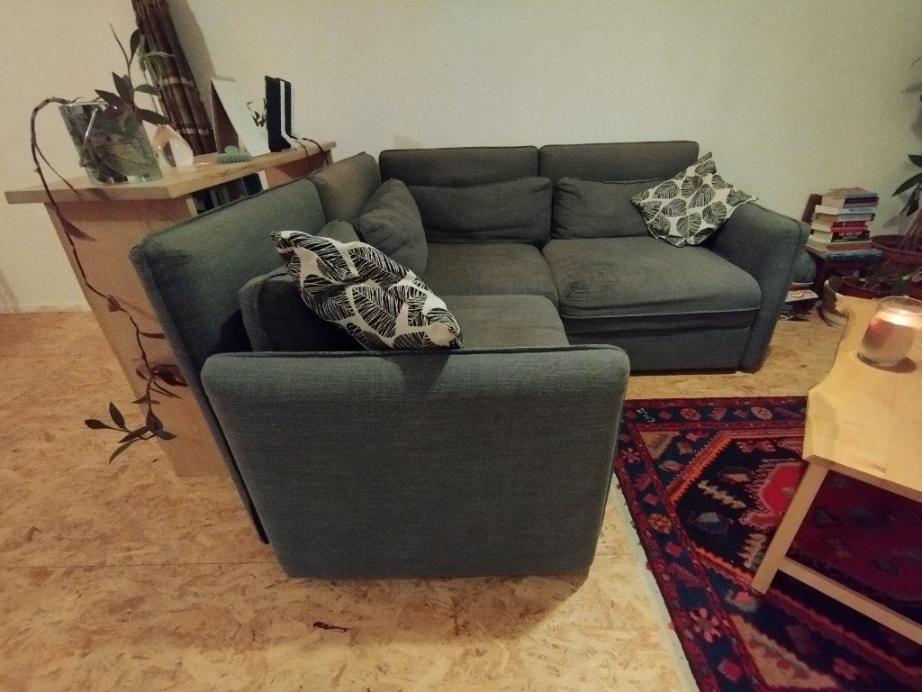 Sièges IKEA Vallentuna, Maison & Meubles, 75 à 100 cm, Zitmeubel, opbergruimte, hoekzetel,, Bois, Enlèvement