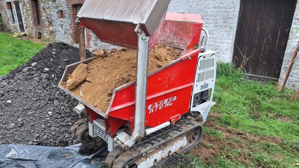 Mini dumper sur chenilles Rotair rt 70, Enlèvement, Dumper