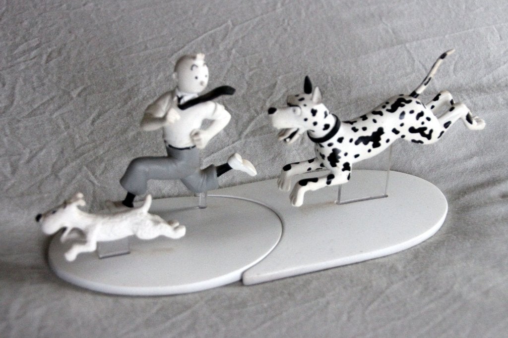 Kuifje figurine Tintin hors série n 7 Zwarte rotsen Hergé, Envoi, Tintin, Comme neuf, Statue ou Figurine