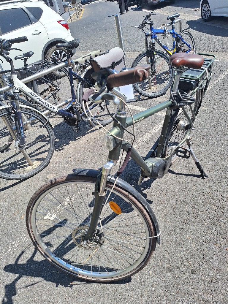 Electrische fiets, Fietsen en Brommers, Elektrische fietsen, Gebruikt, 59 cm of meer, 50 km per accu of meer, Ophalen