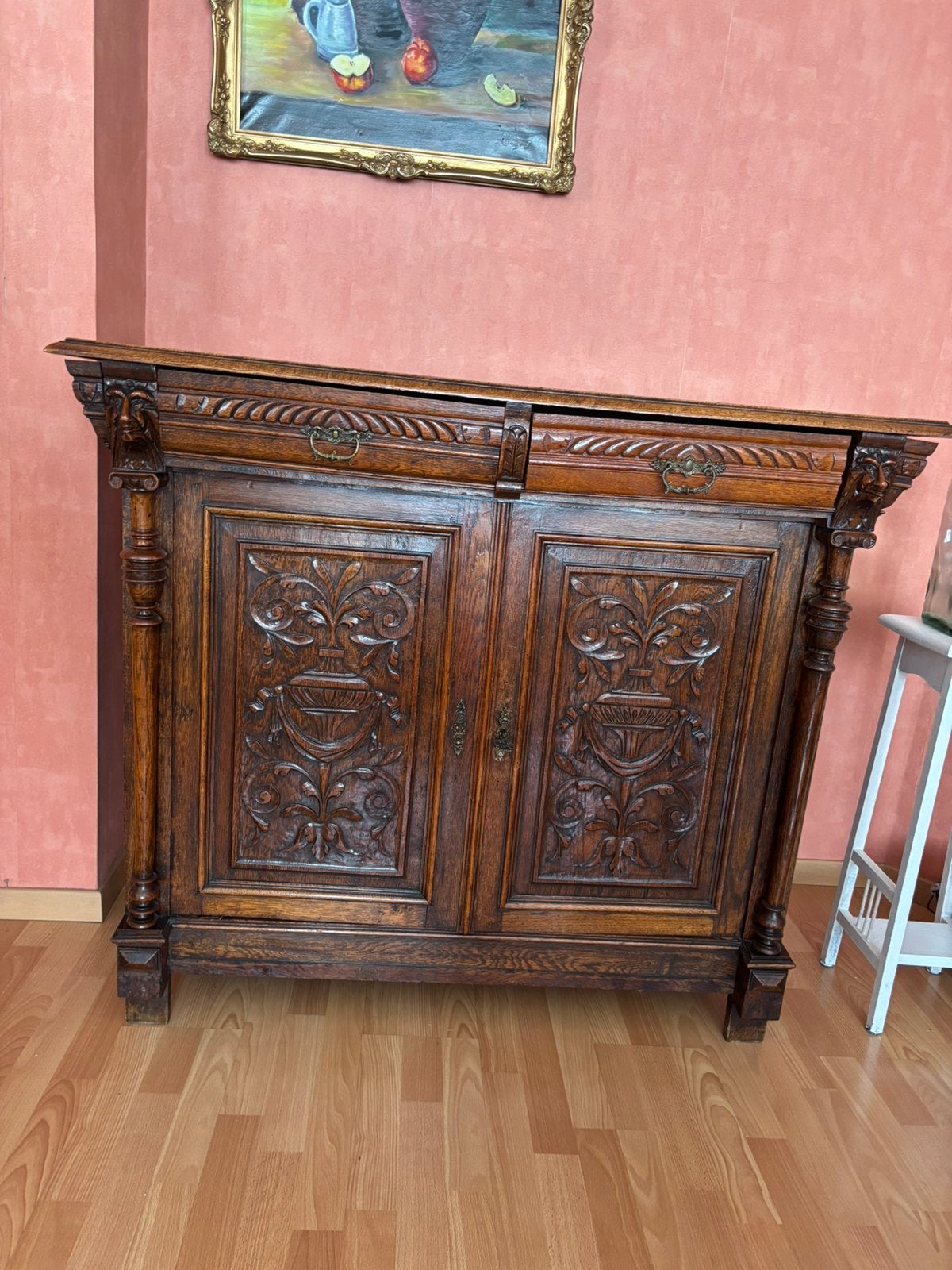Armoire en bois, Maison & Meubles, Enlèvement, Utilisé, Métal
