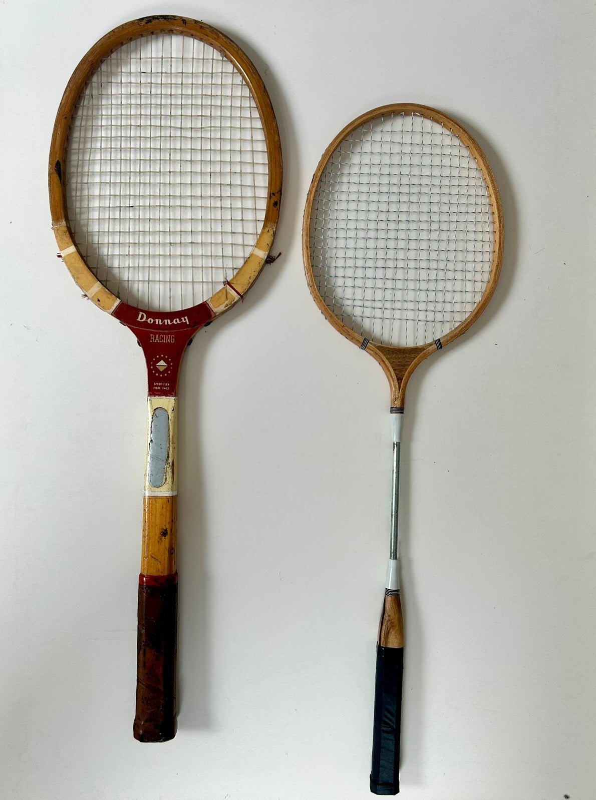 Vintage Donnay tennis racket - racing - speed flex, Sport en Fitness, Ophalen, Zo goed als nieuw, Racket