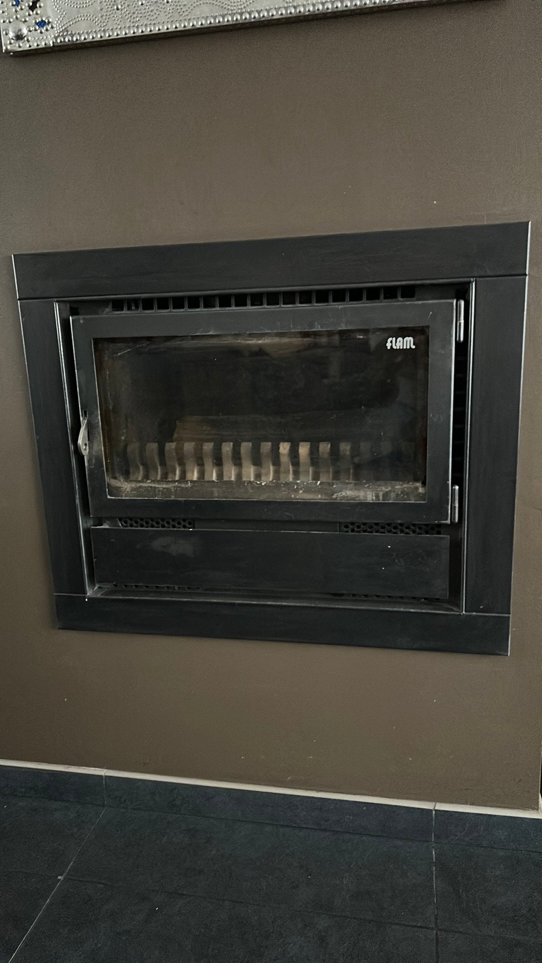 Flam inbouw kachel, Ophalen, Zo goed als nieuw