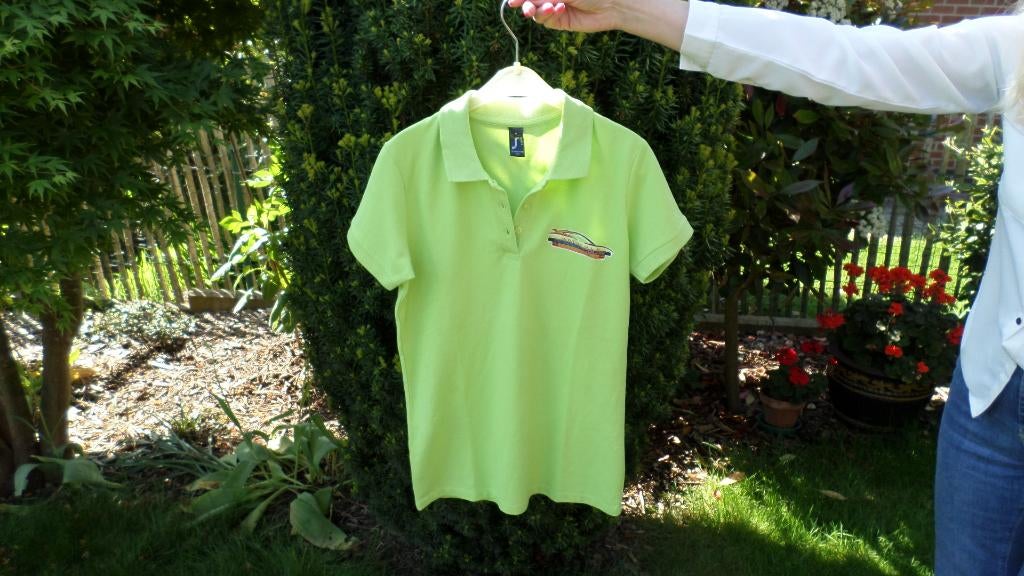 Poloshirt Porsche Color, Ophalen of Verzenden, Groen, Korte mouw