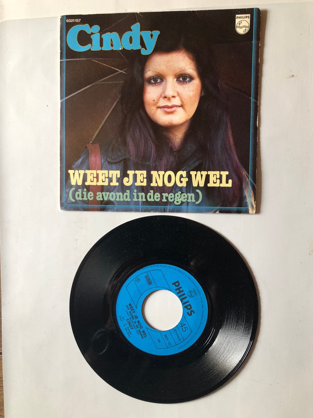 Cindy: weet je nog wel ( belpop; 1976), Cd's en Dvd's, Vinyl Singles, Verzenden, Zo goed als nieuw