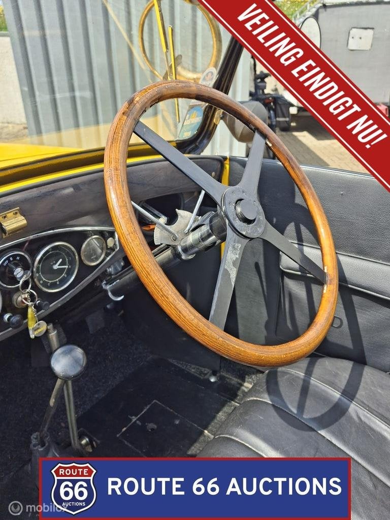 Donnet C17 Cabriolet | 1930 | Route 66 Auctions, Overige merken, Zwart, Bedrijf, Handgeschakeld