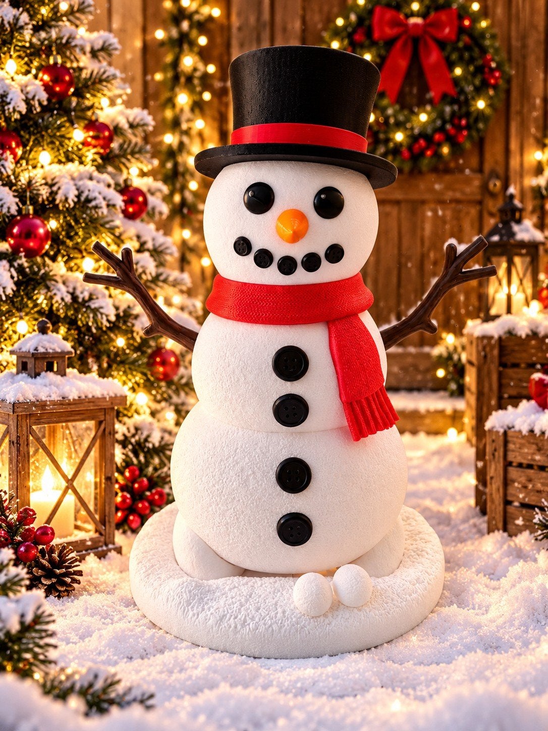 3d kerstsneeuwman, Diversen, Ophalen, Nieuw