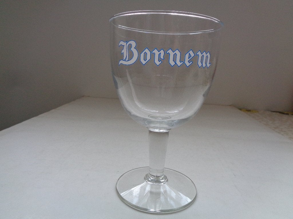 Bierglas Bornem, Ophalen of Verzenden, Zo goed als nieuw, Glas of Glazen, Overige merken