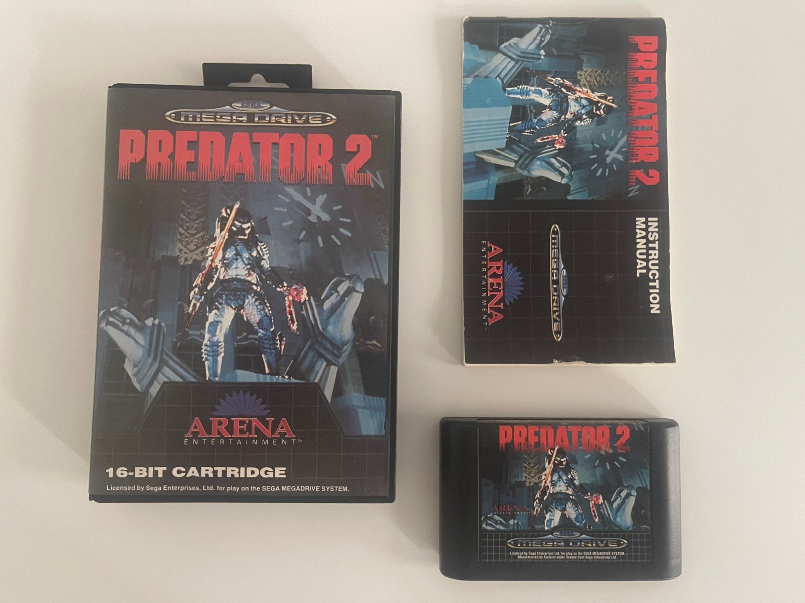 Predator 2 PAL Sega Megadrive, Enlèvement, Utilisé