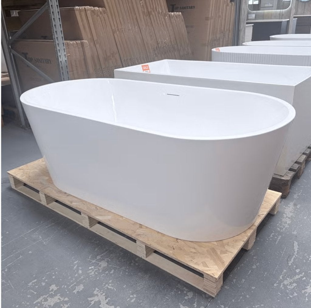 Spotgoedkoop Vrijstaand Ligbad – 170cm Nieuw Bad nr394, Huis en Inrichting, Ophalen, Nieuw, Wit