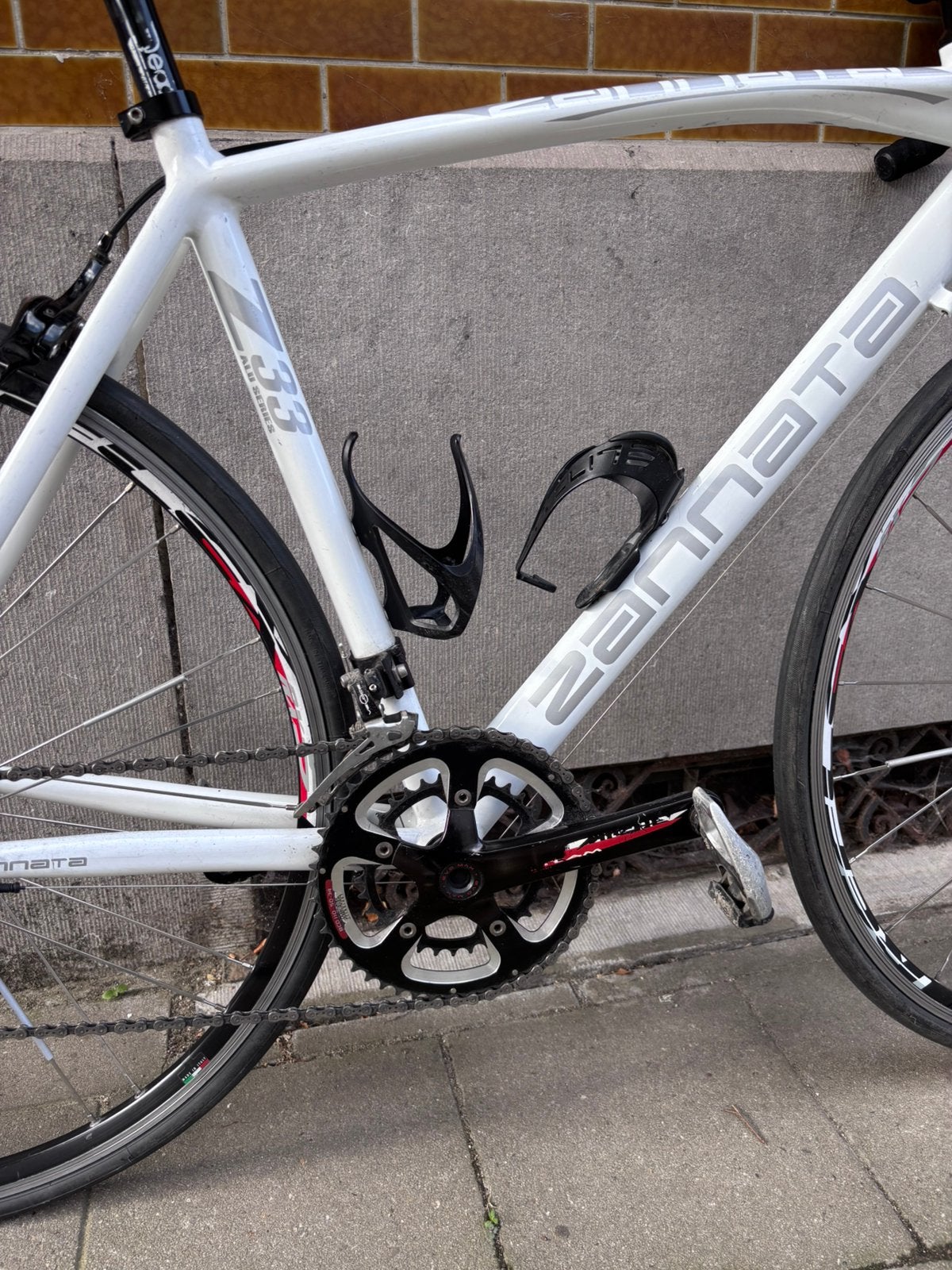 Zannata z33 - Campagnolo assemblée, Vélos & Vélomoteurs, Frein sur jante, Enlèvement, Utilisé, Carbone