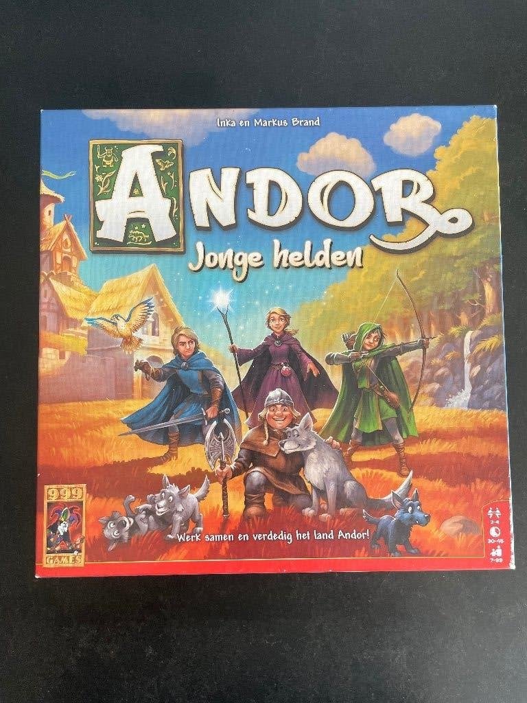 Andor jonge helden, Hobby en Vrije tijd, Gezelschapsspellen | Bordspellen, Ophalen, Zo goed als nieuw, 999 Games