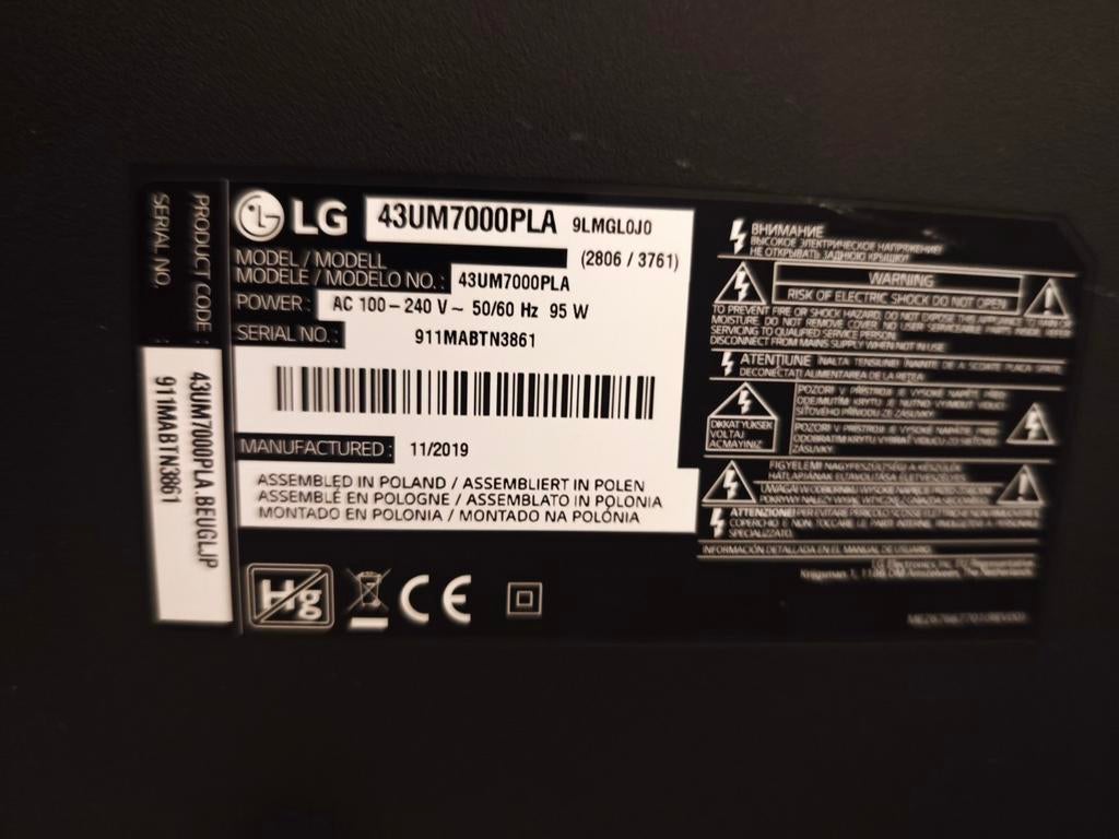 LG smart tv te koop, Ophalen, Gebruikt