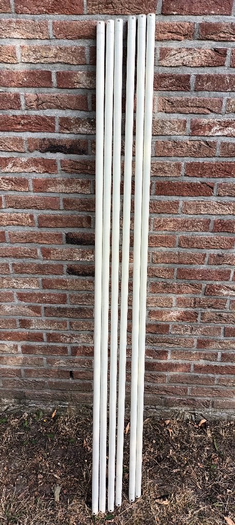 METALEN BUIS 22MM WIT GELAKT, Ophalen, Zo goed als nieuw