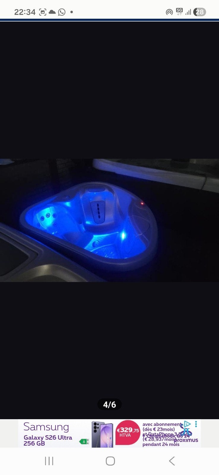 Jacuzzi in hoekvorm. Duur merk, Ophalen of Verzenden