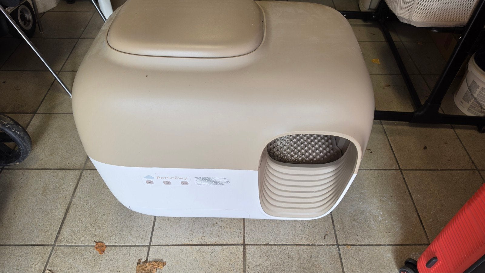 Petsnowy automatische kattenbak, Enlèvement