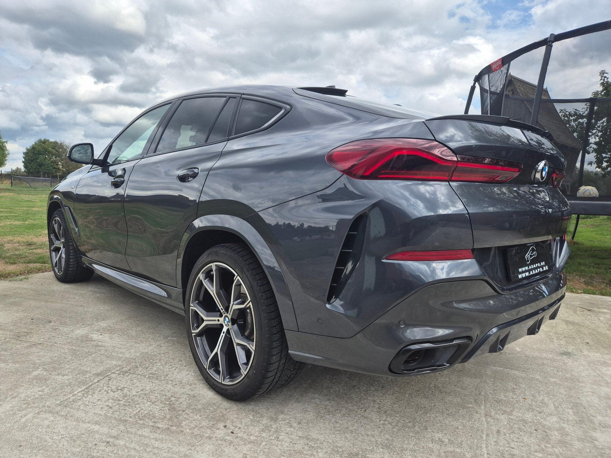 BMW X6 * Xdrive40i * M-Sport * LASER * PANO * HUD *, Auto's, Automaat, Gebruikt, 333 pk, Verwarmde buitenspiegels