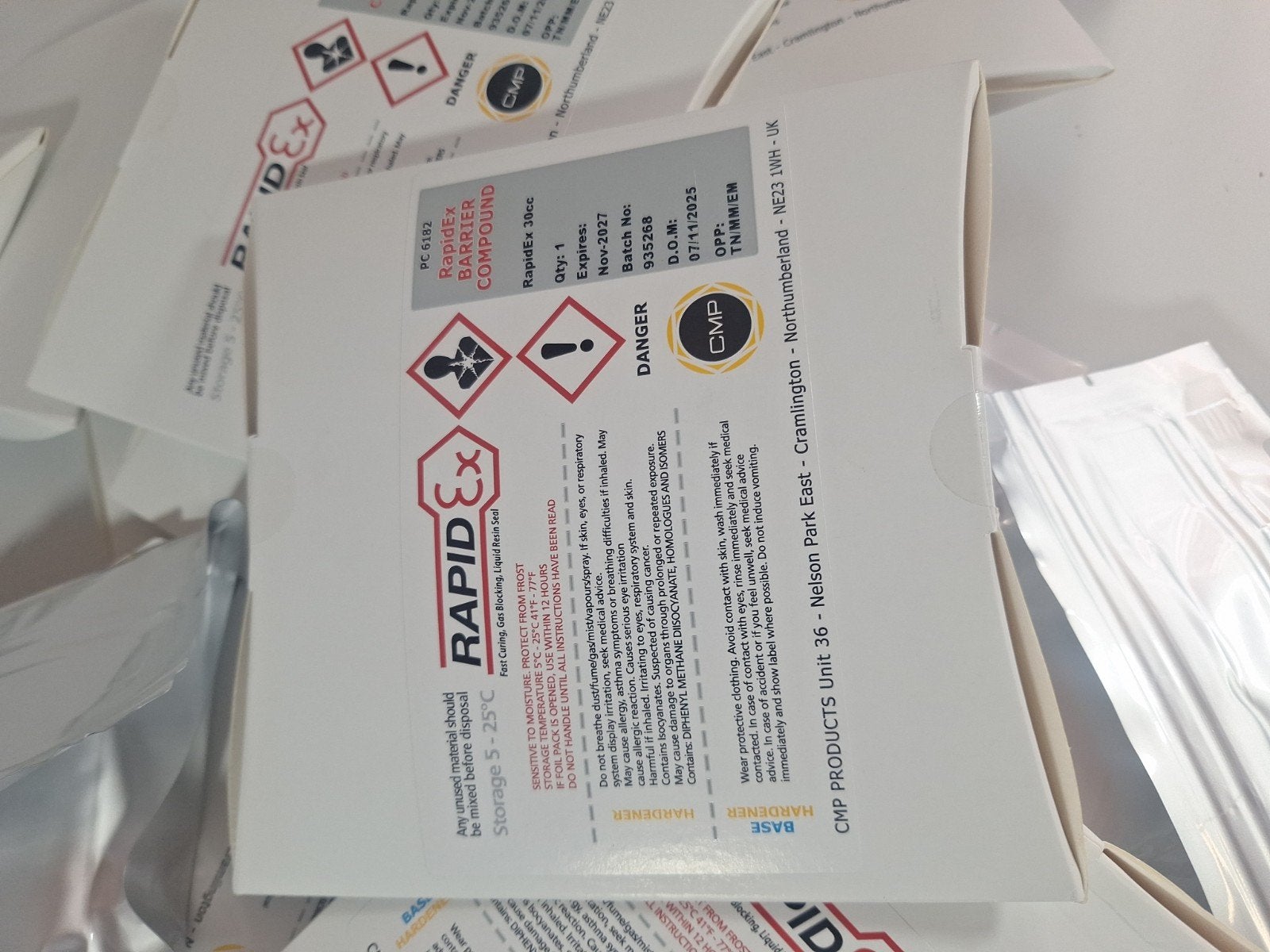 RapidEx Barrier Compound 30 cc – Réactif professionnel neuf, Enlèvement ou Envoi