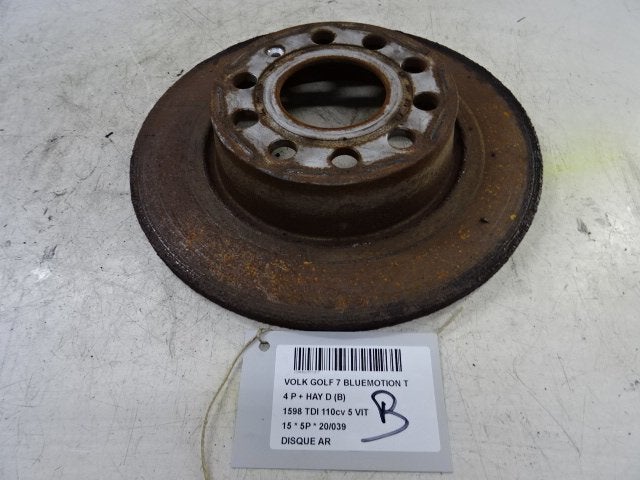FREIN DISQUE ARRIÈRE Volkswagen Golf VII (AUA), Utilisé, Volkswagen