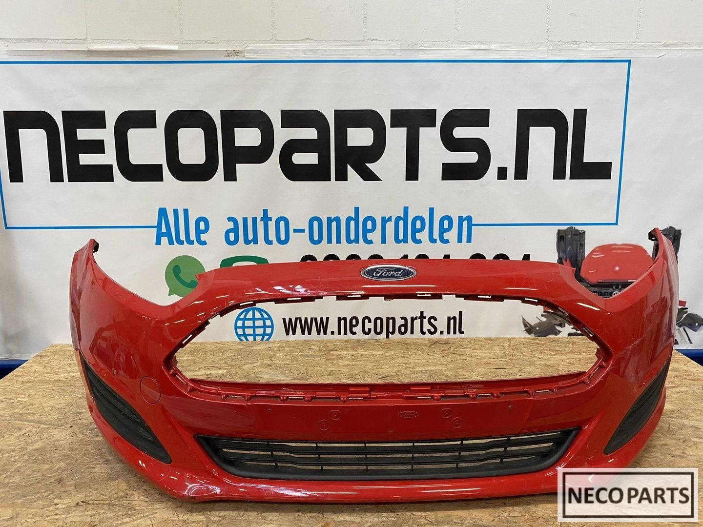Ford fiesta mk7 facelift voorbumper 2013-2018 C1BB-17757, Gebruikt, -, Voor, -